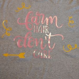 Farm hair don't care t-shirt